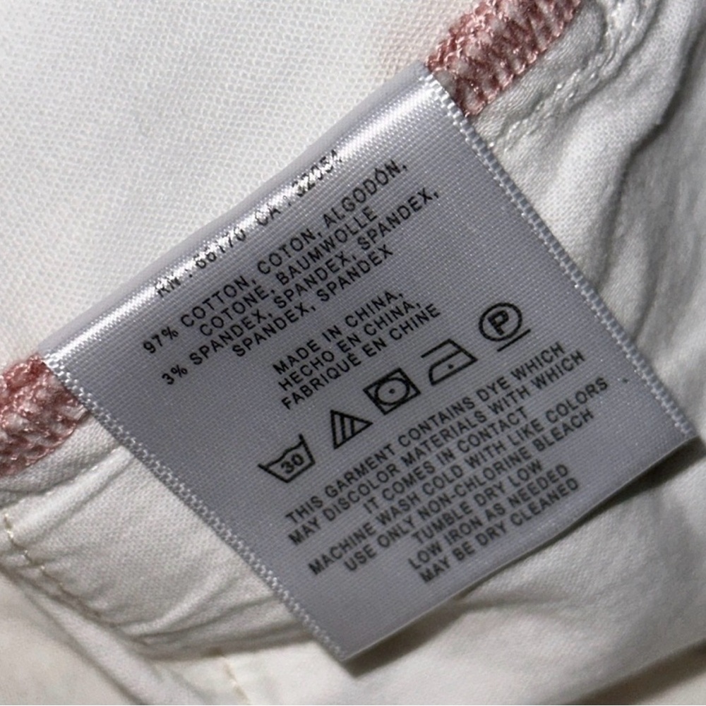 Anthropologie Pilcro & The Letterpress Winter-White The STET Crop Casual Pants - Picture 8 of 10
